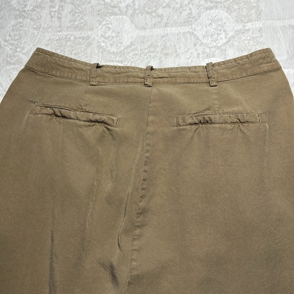 Thread & Supply Women’s Tan Wide Leg Cone Pocket Pants Size M High Waist - Picture 12 of 12